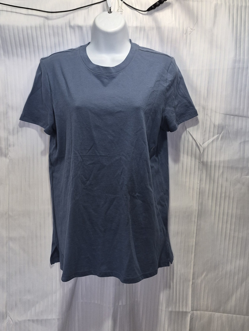 Maurices Women's Small Short Sleeve Crewneck Tee in Slate Blue NWT